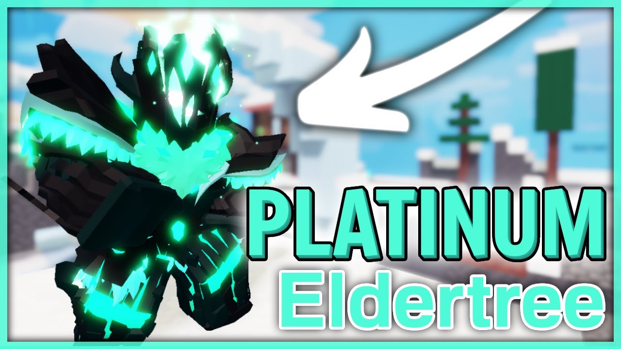 I Used PLATINUM Elder Tree. ( Roblox Bedwars ) - YouTube
