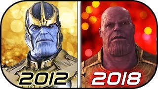 EVOLUTION of THANOS in Movies (2012-2018) History of Thanos Avengers Infinity War