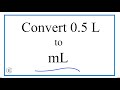 Converting Liters to Milliliters