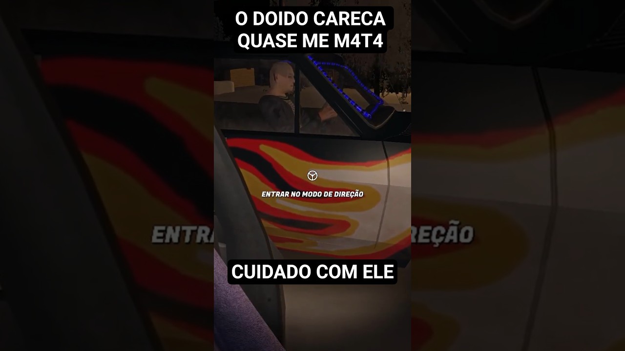 O DOIDO DO CARRO PRETO QUASE ME MAT4! 