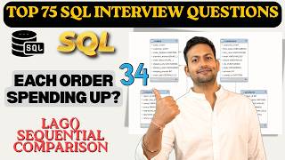 Find Customers Spending More Each Order | LAG() Sequential Comparison | SQL Interview #34