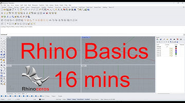Rhino Tutorial | Basics | Interfaces | Tools | Basic Commands