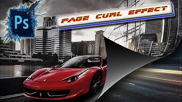Page Curl effect | Photoshop Tutorial | create a page curl effect in Photoshop