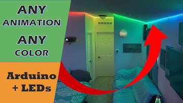 The Coolest LED Lights for Your Ceiling (ESP8266 & FastLED Library Project)