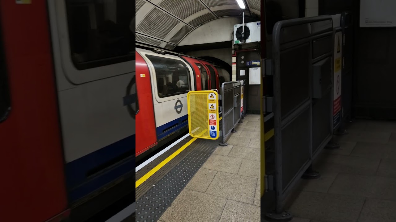 London Underground Central Line 1992 Stock Train Departing Bethnal Green 12 March 2024 