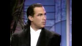 Steven Seagal and Kelly LeBrock on Arsenio Hall Show promoting 'Hard to Kill'