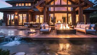 Cozy Cabin Rain 🔥 Deep Sleep Music