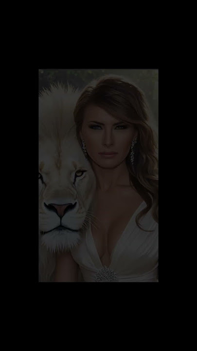 Melania Trump looks beautiful & fantastic in Lion ai#youtubeshorts #shorts