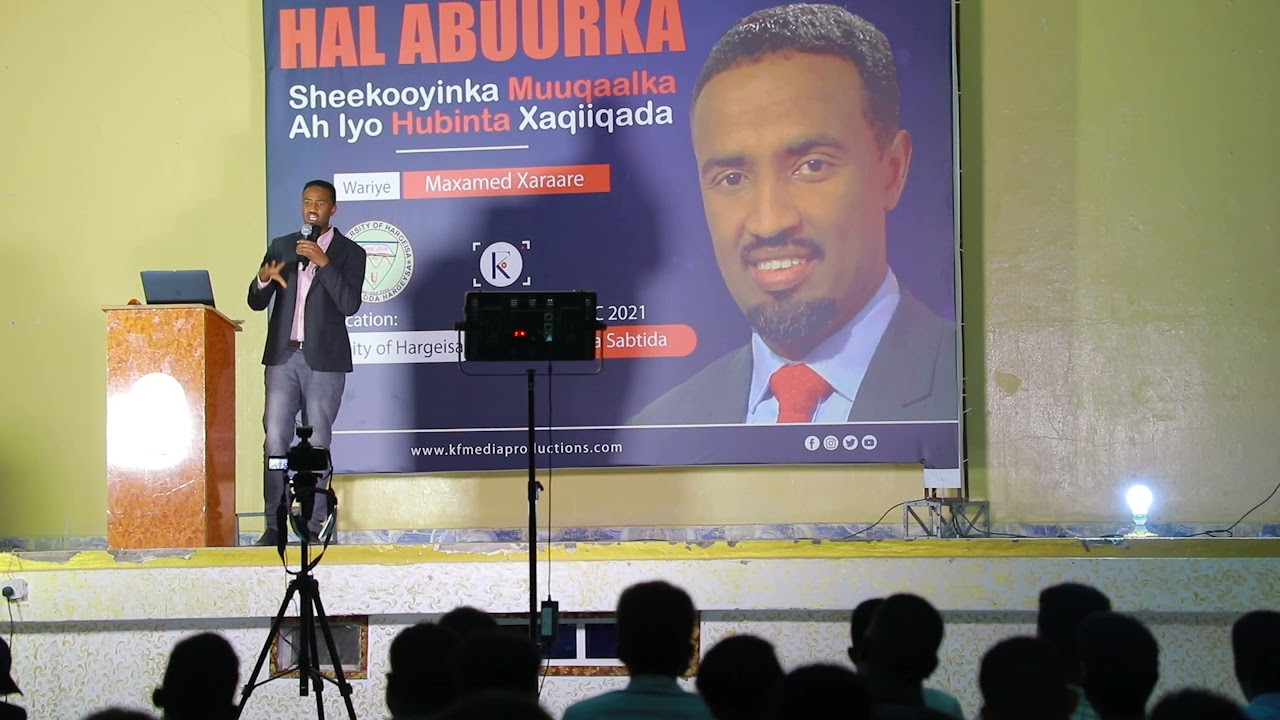 Wariye Maxamed Xaraare oo Hargeysa ka jeediyay Cashar Saxaafaddeed