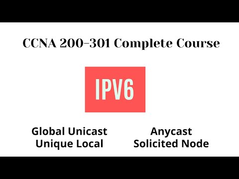 IPv6 Address Types - Global Unicast | Unique local | Anycast | Solicited Node | Multicast