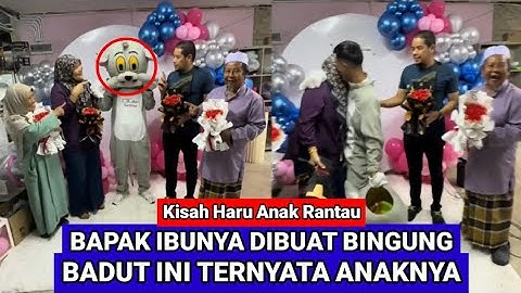 ANAK TEGA PADA IBUNYA Saat Kasih Kejutan Pulang Merantau Nyamar Jadi Badut Ulang Tahun