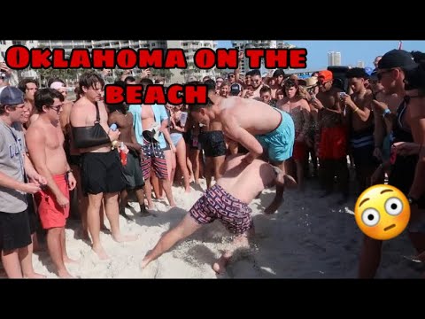 OKLAHOMA DRILL ON THE BEACH! ? GETS INTENSE | SPRING BREAK  2020