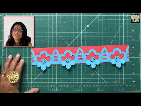 Easy FLORAL Design | Bulletin Board Border | Project | 5-Min Design | Student-Teacher Activity | DIY