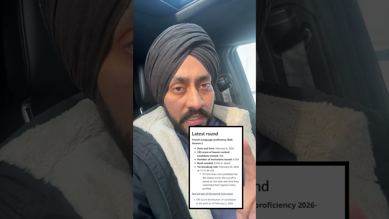 ⁣Good news for canada PR