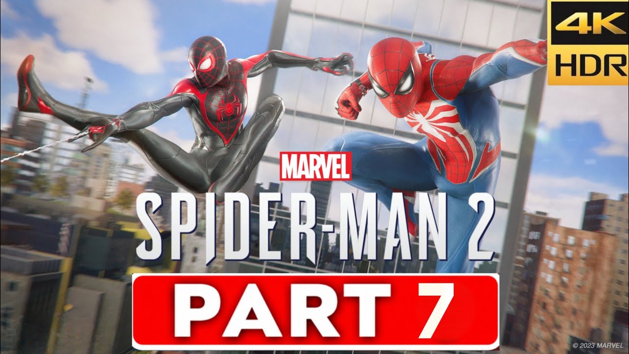 Marvel’s Spider-Man 2 Full Gameplay Walkthrough (4K HDR Realistic) | Peter Parker & Miles Morales