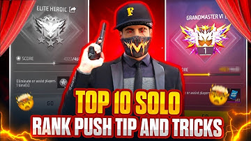 Solo Rank Push Tips And Tricks | Win Every Ranked Match | How To Push Rank In Free Fire session 43