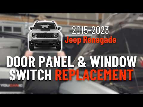 Jeep Renegade Door Panel Removal & Power Window Switch Replacement (2015-2023)