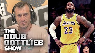 Doug gottlieb show - talks about where lebron james stands in the
responsibility of lakers' wins and losses from season start to re...