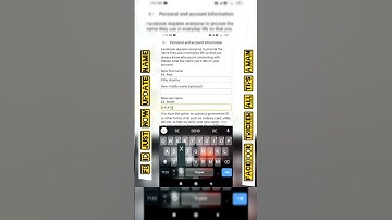 How To Send😈 Facebook account on update name new trick 2023 | Update Name Facebook Account New Trick