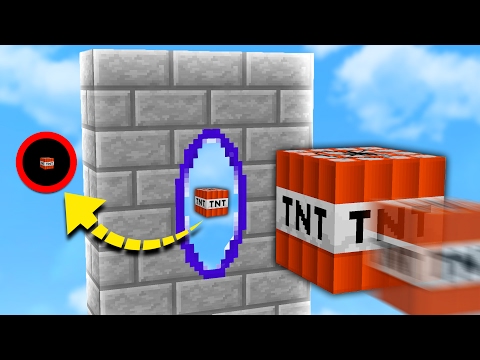 PORTAL GUN MOD in TNT WARS! | Minecraft MODDED TNT WARS