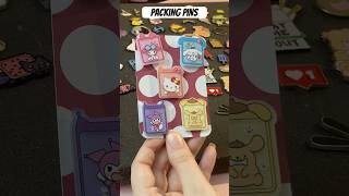 Putting Pins on a backing card