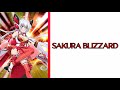 SAKURA BLIZZARD - Yukine Christ - Lyrics 〔Kan/Rom/Eng〕