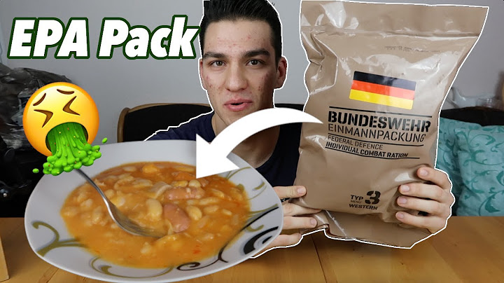 Ich teste Militärnahrung von der Bundeswehr 🔥😱🪖 EPA