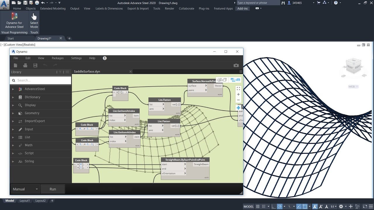 Dynamo Extension For Advance Steel Advance Steel Autodesk Knowledge Network