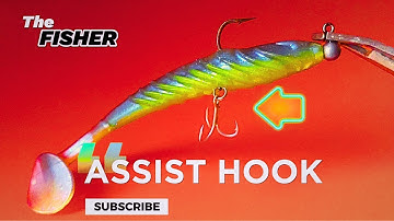 How To Tie A Stinger Hook On A Soft Lure | Fishing Hacks | LURE FISHING