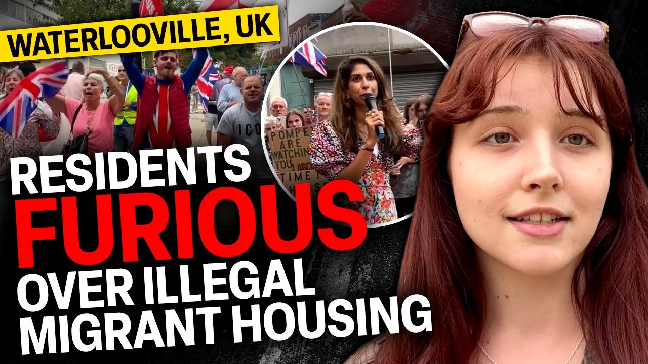 ‘Detained and deported’: Suella Braverman joins anti-migrant protest in England ‘Detained and deported’: Suella Braverman joins anti-migrant protest in England