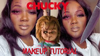 Chucky Halloween Makeup Look | Iconic Makeup Looks screenshot 4