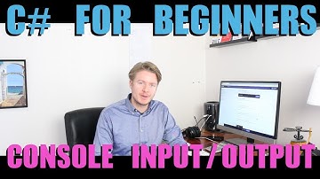 C# Tutorial for Beginners Visual Studio - Input and Output to Console Application 2018