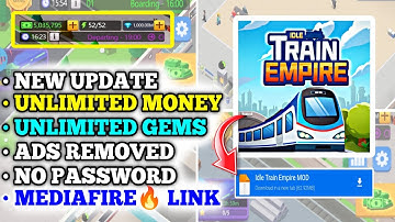 Idle Train Empire - Idle Games Mod (Unlimited Money & Gems) |No Ads #games #offlinegame