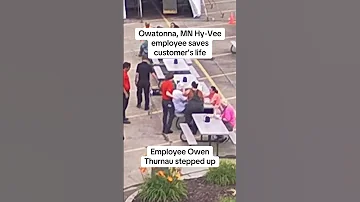 An Owatonna Hy Vee Employee Named Owen Saved The Life Of An 83 Year Old Who Almost Died From Choking 