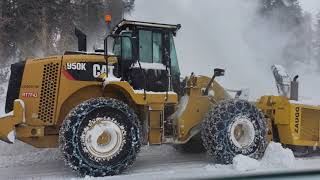 Kirkwood Snow removal Sierra Nevada AR Jan 27th 2021