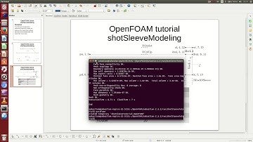 OpenFOAM tutorial: shotSleeveModeling partIV - How to set up the boundary conditions