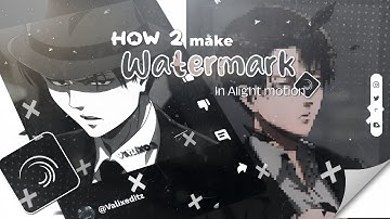 Stop Using Basic Text! Make a Clean Watermark in 1 Minutes 🔥 | Alight Motion Tutorial #alightmotion 