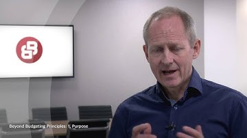 Beyond Budgeting: Principle 1 - Purpose