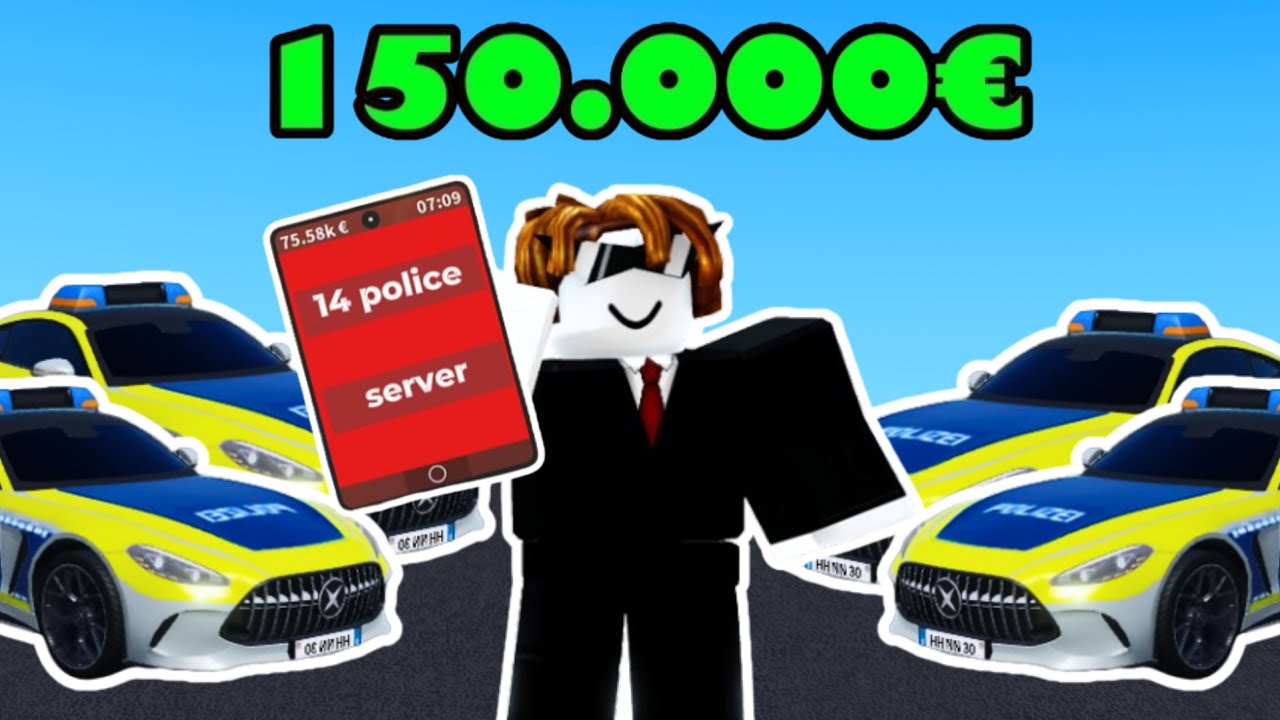 I got €150,000 with 14 police officers on a single server 🚓😈