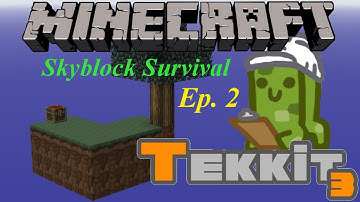Tekkit SkyBlock "Drowning Contest" Ep. 2 1080p