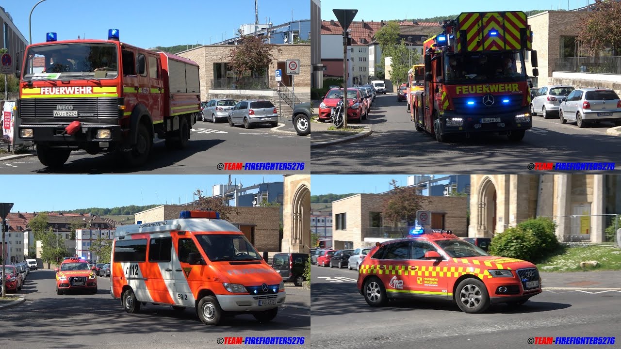 [GKW - neue DLA(K)23/12 - Höhenrettung] 8 Stunden an der Berufsfeuerwehr Würzburg