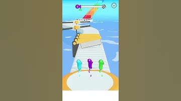 Wacky Run Game - Level 2 Video, Best Android Gameplay. #ByVoodoo #WackyRun #shorts