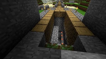 Minecraft Piston Drawbridge & Gate (BETA 1.7.2)