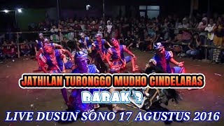 JATHILAN TURONGGO MUDHO CINDELARAS BABAK 3 LIVE DUSUN SONO 17 AGUSTUS 2016