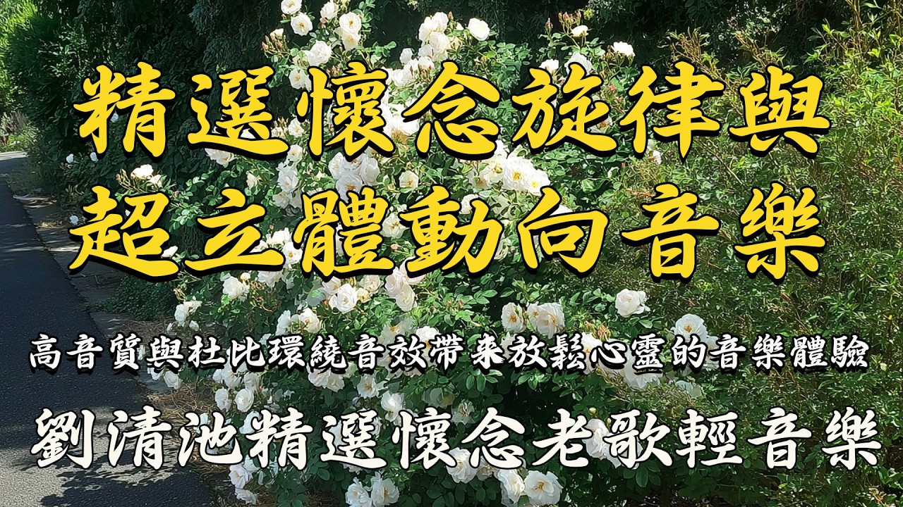 劉清池精選懷念老歌輕音樂 -  精選懷念旋律與超立體動向音樂 🎶 高音質與杜比環繞音效帶來放鬆心靈的音樂體驗 🎶 我要做好子 , 梅君子 , 夜半賣花女 🎶 特殊效果音樂演奏 3D動向音樂