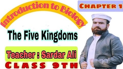 The Five Kingdoms | Pashto | 9th Biology | Introduction to Biology | Armaghan Tution Academy