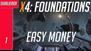 X4 foundations has just launched and here's is a making easy money.
this can be done by mining crystals in to make some good starting cash
...