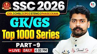 SSC 2026 | Top 1000 GK / General Studies Series | Class -05 | SSC Exam Preparation | Shivant Sir