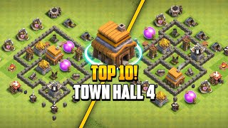 Top 10 Town Hall 4 Th4 Farminghybridwartrophydefense Base Layout Copy Link 2025
