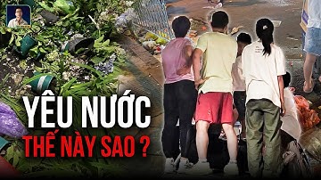 Công an Hà Nội sẽ xử lý hành vi xả rác, giẫm nát cây hoa trong tổng hợp luyện